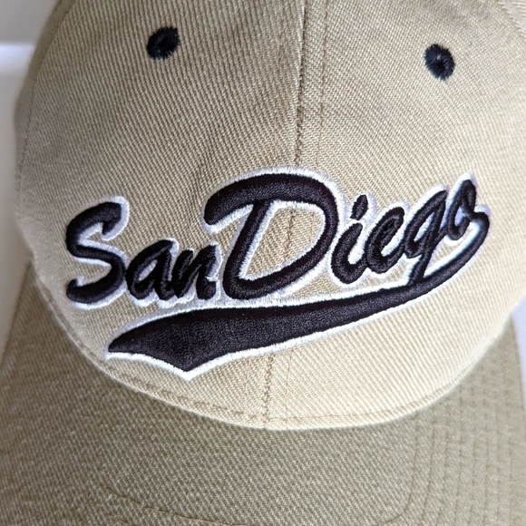 San Diego Tan Adjustable Baseball Cap OS - Picture 7 of 8